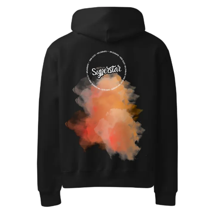 Superstar Flagship Orange Maria Premium Oversized Hoodie — back